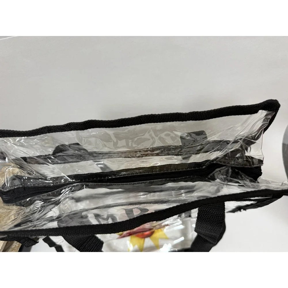 NEW Jim Beam Clear Festival Approved Stadium Zipper Carry Bag Pouch Purse Rare